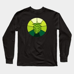 Vintage Green Beer Hop Long Sleeve T-Shirt